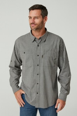 Redhead Long Sleeve Button Up Fishing Shirt Men's XXLT Plaid