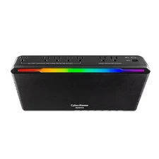 CyberPower - GX950UC Gaming UPS System with RGB Lighting and USB Charging Por...