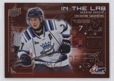 2024-25 Upper Deck CHL In the Lab Red 92/125 Maxim Masse #IL-28 1t90