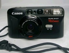CANON Sure Shot Telemax 35mm Film Camera 38-70mm Zoom Lens Tested Works