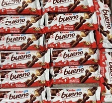 20 Pack Kinder Bueno Hazelnut Cream  Milk Chocolate Candy Bars, 1.5oz