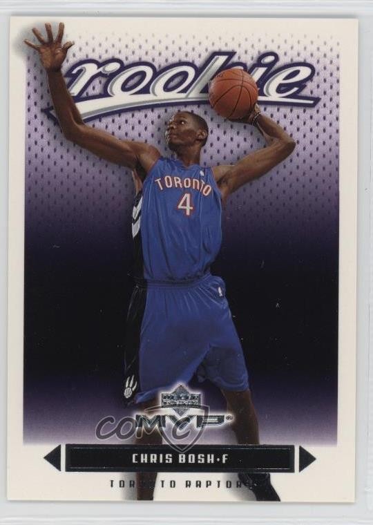 2003-04 Upper Deck MVP Rookie Chris Bosh #204 RC HOF