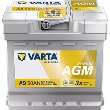 Batterie de voiture VARTA 50Ah/540A  VW UP 1.0