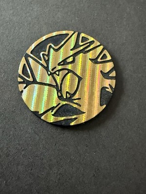Pokemon Tyranitar Gold Halo Plastic Energy Coin Pokemon TCG