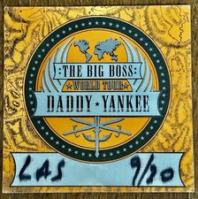 Daddy Yankee All Access Backstage Pass Concert Autograph Memorabilia Reggaeton