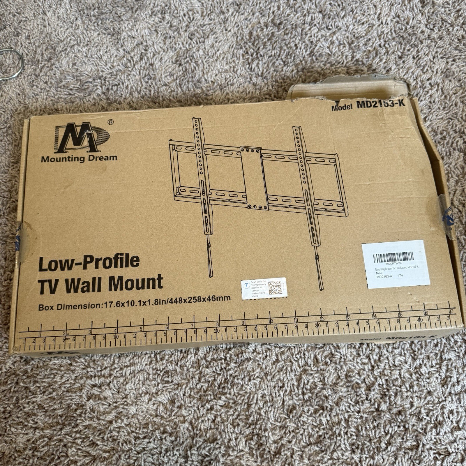 Mounting Dream Low Profile TV Wall Mount - NEW Up To 132 Lbs