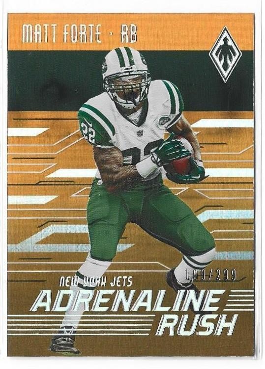 Matt Forte 2016 Panini Phoenix Adrenaline Rush Orange #/299