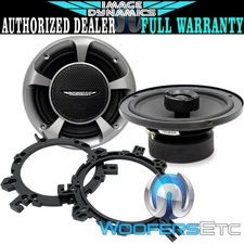 IMAGE DYNAMICS CTX6 6" 6.25" 6.5" 6 1/2" CAR COAXIAL 2WAY SPEAKERS SILK TWEETERS