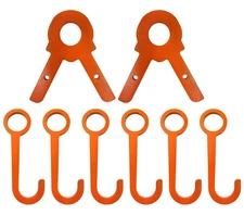 TOAAOT AR500 Steel Shooting Target Stand Kit - Steel Target Hangers Hanging H...