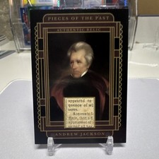Super Products Pieces of the Past Relic Andrew Jackson SR-AJ1 2025 Trading Card