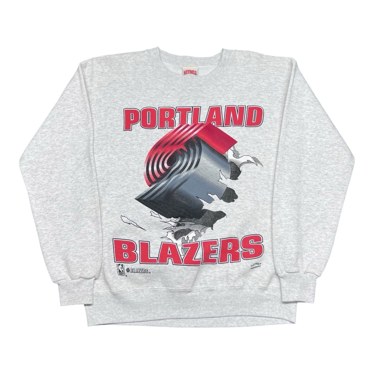 Vintage 90s Nutmeg Portland Trailblazers Basketball Breakthrough