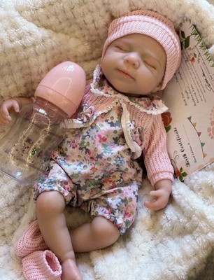 Brandneu Ganzkörper weiche Silikon Baby Reborn Puppe-entzückendes Gesicht 13'' Floppy