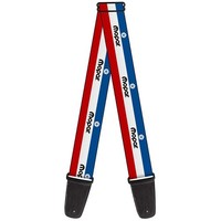 Guitar Strap - Mopar Logo/Stripe Blue/White/Red (Us Import) Acc Neu