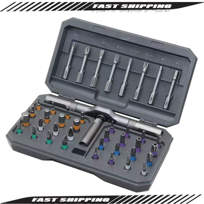 #ad #ad 42 in 1 Magnetic Screwdriver Set Precision Ratchet Handle DIY Multi Repair Tool $21.99