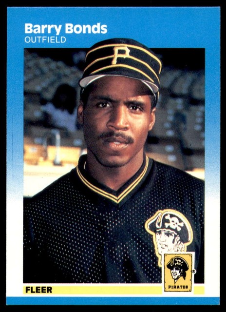 1987 Fleer #604 Barry Bonds RC Rookie Pittsburgh Pirates
