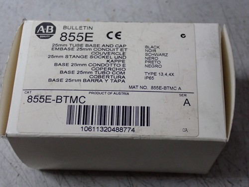 Allen Bradley Stack Light Base Unit 25mm -- 855E-BTMC - Foto 1 di 6