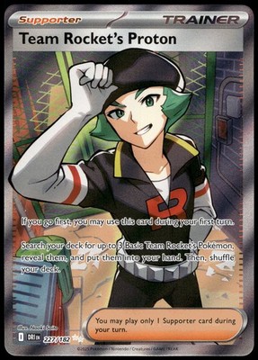 Team Rocket's Proton Ultra Rare SV10: Destined Rivals 227/182 NM