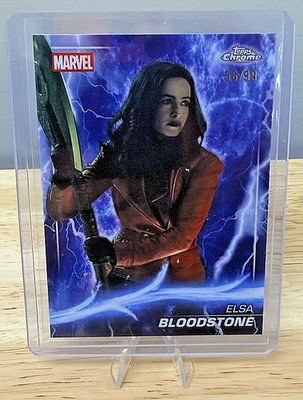 Elsa Bloodstone Thor Lightning Refactor /99 - 2025 Topps Chrome Marvel Studios