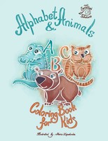 Smallest Scholars | Alphabet & Animals Coloring Book For Kids | Taschenbuch