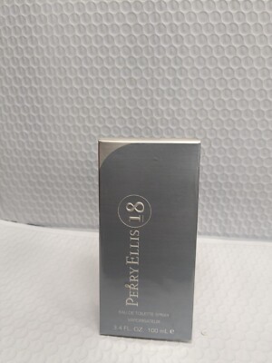 Perry Ellis 18 by Perry Ellis, 3.4 oz / 100 ML  E D T  Spray for Men SEALED