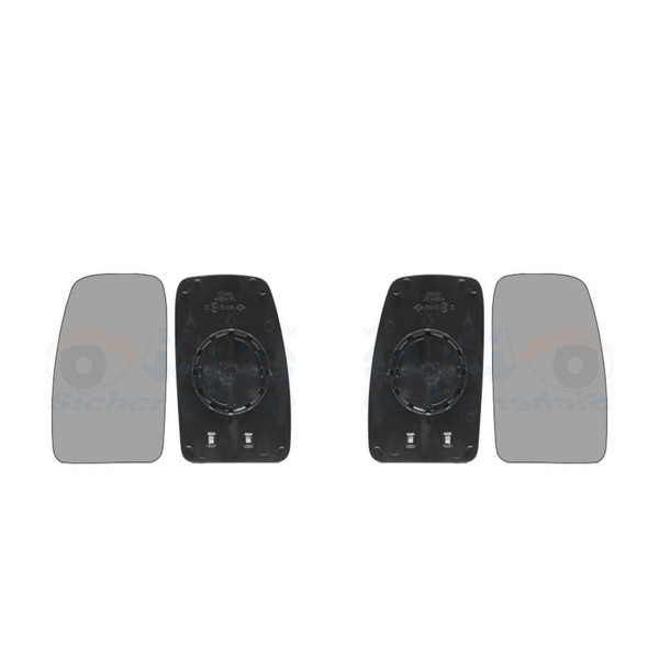 Spiegelglas AußEnspiegel Set Links Rechts FüR Nissan Interstar Bus X70 X62-image