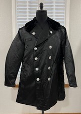 Vtg Men's 46R Blauer Quilted Lined Police Jacket Coat Fur Collar USA MADE