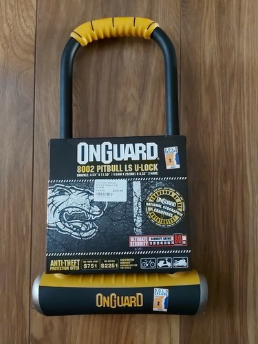 OnGuard Brute LS #8000 U-Lock for Bikes 