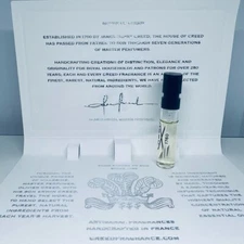 Creed Original Vetiver Eau De Parfum Sample Vial Spray 2ml New On Card