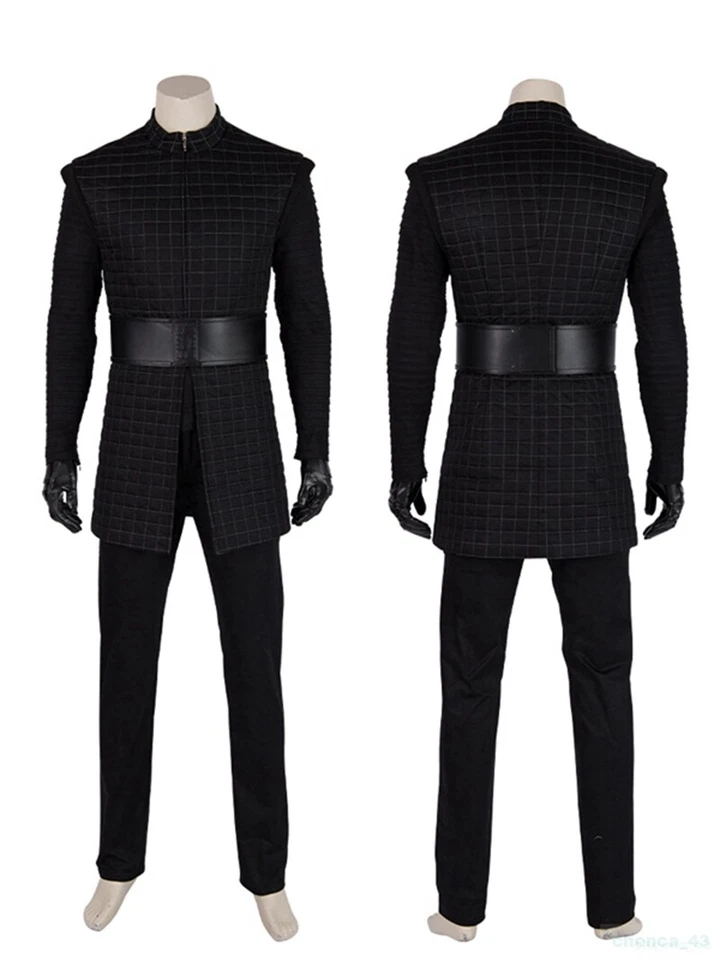 Star Wars 9 The Rise of Skywalker Кайло Рен косплей костюм плащ костюм для Хэллоуина - Изображение 4 из 4