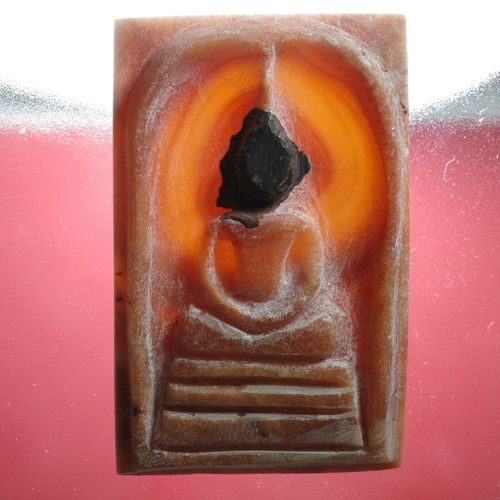 Phra Somdej Stone Carve From Samroyord Moutain Thai Buddha Amulet # 2 - Picture 7 of 9