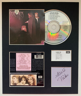 STEVIE NICKS - Signed Autographed - THE WILD HEART - Album Display