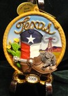 2008 Danbury Mint TEXAN HOLIDAY Ceramic Christmas Texas State Ornament NIB -Look — photo 1