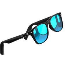 Smart Bluetooth Polarized Sunglasses UV Protection Hands-Free Call Glasses Blue