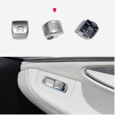 LST Fensterheber Schalter Abdeckung Silber Für Mercedes W205 C253