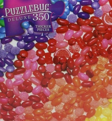 350 Pieces Jigsaw Puzzle Rainbow Jelly Beans 20 X 12 Puzzlebug
