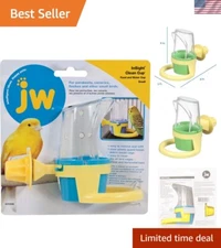 Durable Pet Bird Cage Feeder & Water Cup - Ideal for Small Birds, Multi-Color