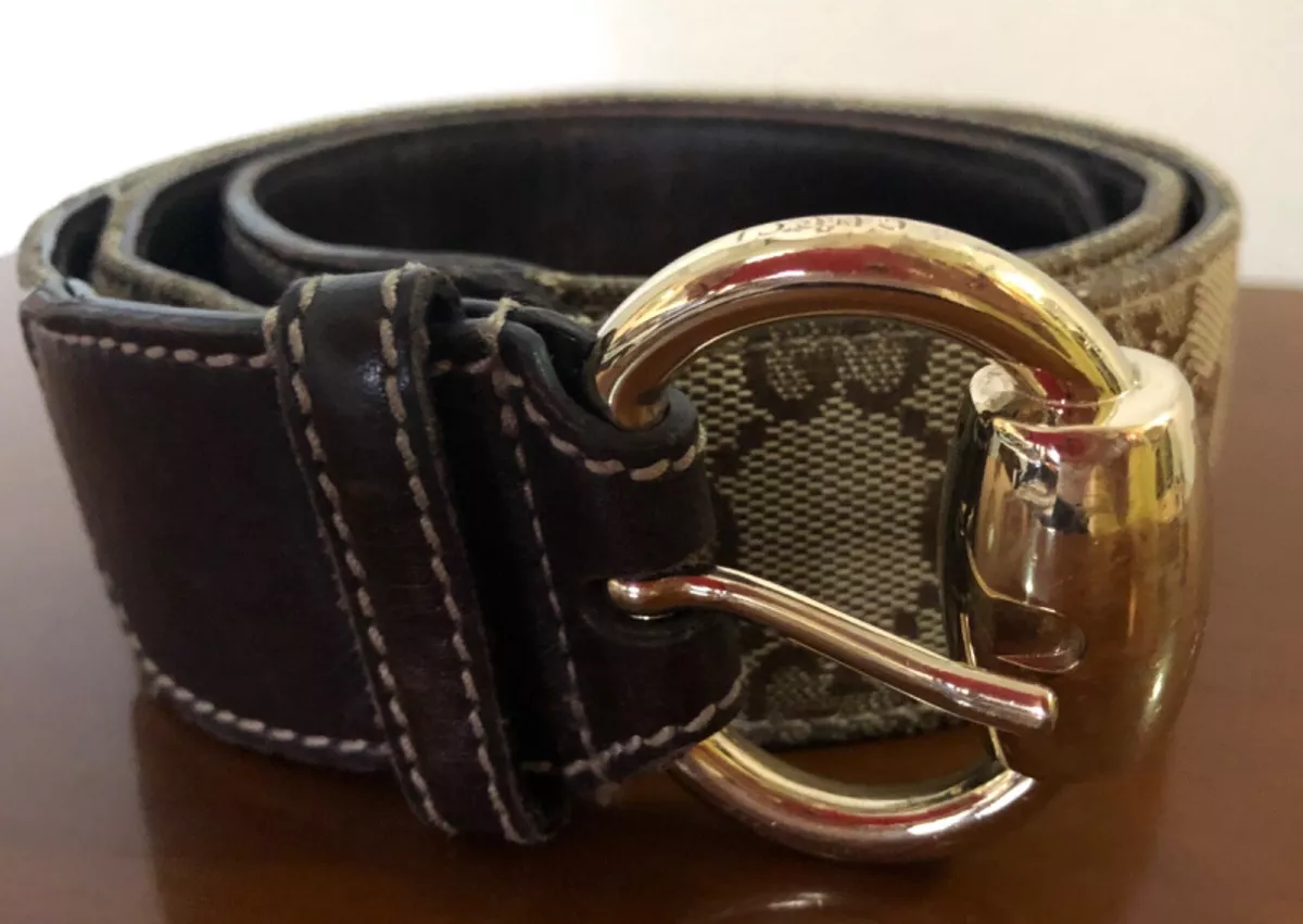 Gucci Guccissima monogram belt women s eBay