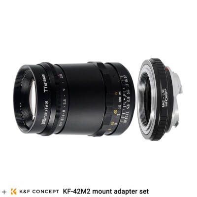 TTArtisan 100mm f/2.8 Soap Bubble Bokeh adapter set for Leica M mount camera