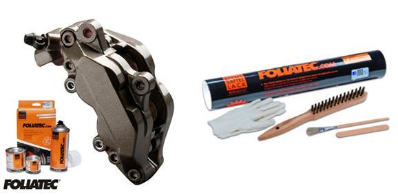 Kit Foliatec Carbone Métal anti-corrosion pour étriers Volkswagen Golf IV