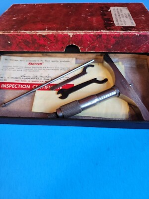 Starrett No. 440-B Depth Micrometer W/ 3'' Base Preowned