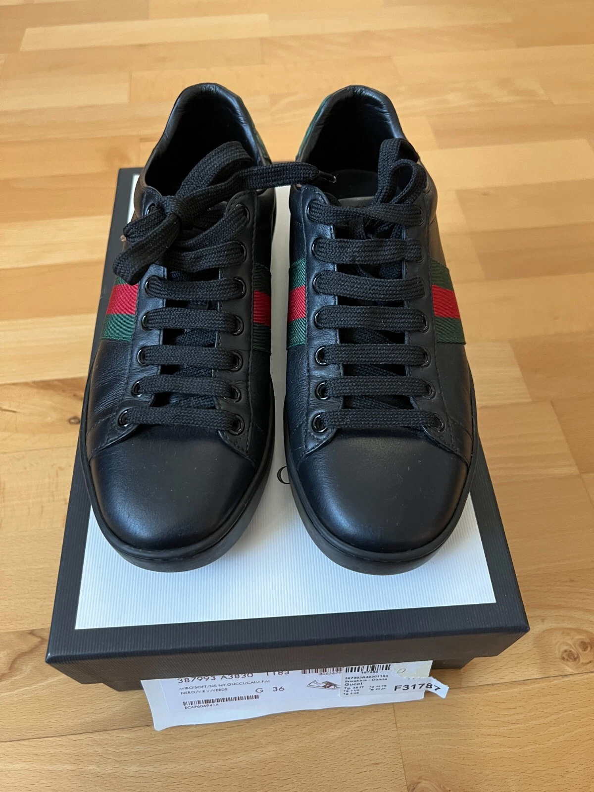 Baskets Gucci Ace   Noir   EU 36