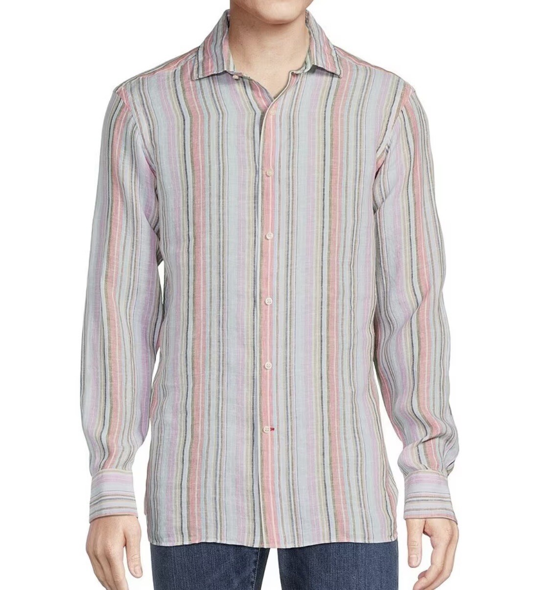 Cremieux Men’s Long Sleeve French Linen Shirt Size XXL Retail $79.50 New W/Tag