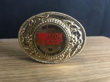 Vintage 1995 Milton Transportation Belt Buckle 3rd Driving Championship TRUCKS