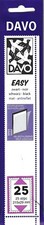 DAVO EASY Self-Adhesive Mounts BLACK 215 x 25 Package of 25
