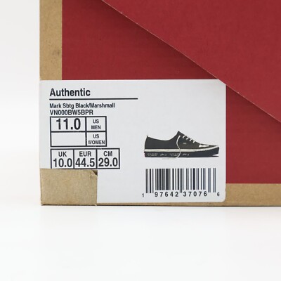 VN000BW5BPR Mark SBTG Vans Authentic Black Mars (Men's) | eBay