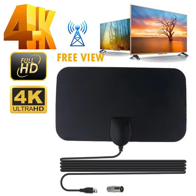 4K TV Antenna For Global Digital TV 1080P DVB-T2 4000 Mile HD Booster For RV