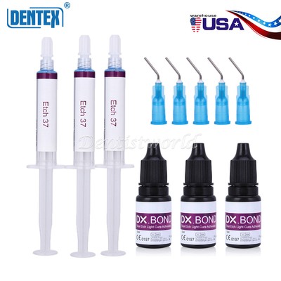 Dental Cure Enamel Restoration Dentin Adhesive Bonding/Phos 37% Acid Etching Gel