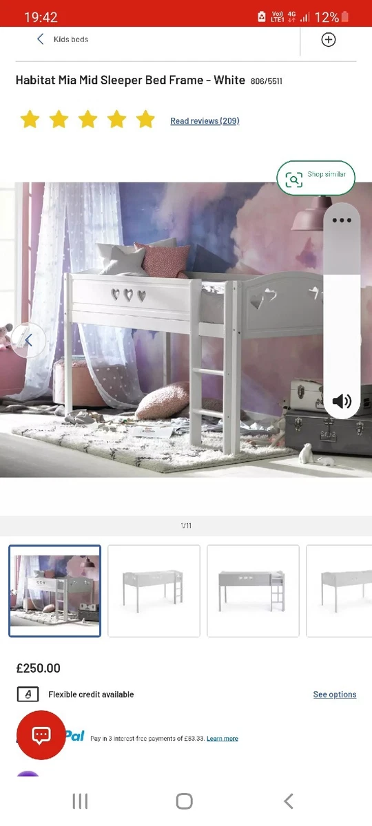 Mia mid online sleeper bed frame