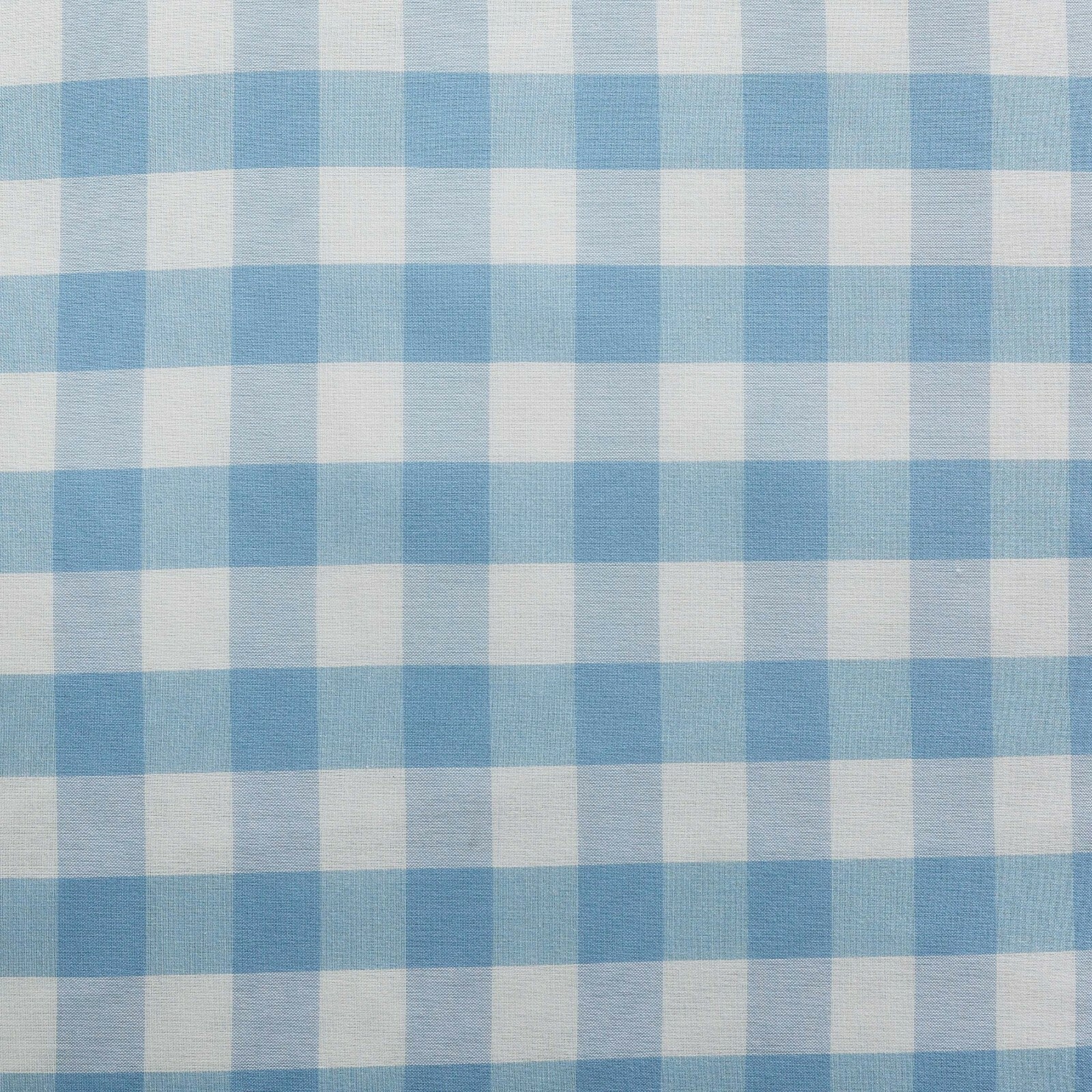 Blue Gingham Bed Skirt Country Farmhouse Buffalo Check Split Corners