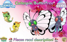 💎Shiny/Non-shiny Caterpie/Butterfree 6IV💎 Pokémon BD/SP (💯Legal)
